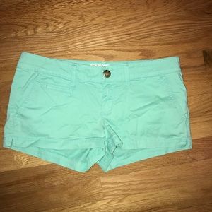 Mint shorts